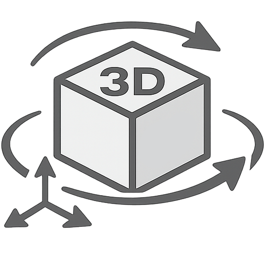 Interactive 3D model on the last photo